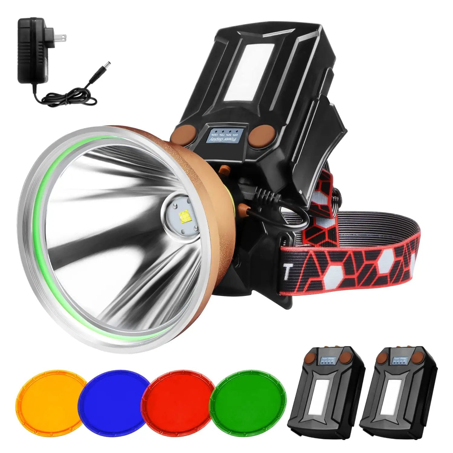 Coon Hunting Lights Ultra Bright LED Headlamp ✓
