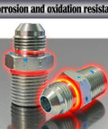 Half Inch JIC Male To Half Inch NPT Male Hydraulic Fitting, corrosion and oxidation resistant carbon steel adapter