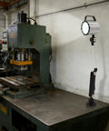 Heavy Duty 18W Led Work Light With Adjustable Multi Joint Arm Machine Lamp For Lathe Cnc Milling Drill Press And Workbench, positioned near a CNC machine.