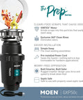 Chef Series 1 HP Continuous Feed Garbage Disposal With Sound Reduction Includes Power Cord Beefed Up Kitchen Grinder
