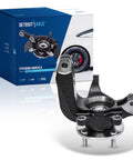 Front Right Steering Knuckle And Wheel Hub Bearing Assembly For Ford Focus 2006 2007 2008 2009 2010 2011 Passenger Side Replacement OEM Grade Durable And Ready To Roll For A Solid Ride