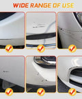 Close-up of car panels with minor scratches, highlighting use for the 2-In-1 Car Touch Up Paint Pen For Quick Scratch Repair And Seamless Color Fill