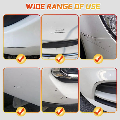 Close-up of car panels with minor scratches, highlighting use for the 2-In-1 Car Touch Up Paint Pen For Quick Scratch Repair And Seamless Color Fill