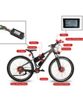 Brushless Motor Controller Kit For Electric Bikes With LCD Display, 26A Sine Wave Controller, S900 Screen, Easy Install and Reliable