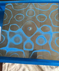 Resonance Ring Demonstrator For Physics Teaching And Vibration Lab Equipment With Chladni Figure Inspired Next Level Oscillator And Vibration Generator For Experiments, 6-10V Power, 1A Max, 1Hz-10kHz Frequency Range, Compact 100x100x120mm Design showing Chladni pattern on plate