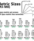 710 Piece Beefy Stainless Steel Set Screw Kit Metric And SAE With Hex Socket Cup Point Screws, Allen Head Grub Screws