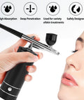 Airbrush Kit With Air Compressor For Nail Art Makeup Barber And Model Painting Wireless Air Brush System With Two Pressure Options