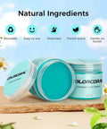 Two Pack Car Cleaning Gel Universal Dust Cleaner For Car Vents, Keyboards, Cameras, with open containers and natural ingredients background.