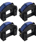 Premium Top Shelf On Off Variable Speed Power Control Switch Replacement For Dremel 395 And 395T6 Rotary Multi Tool, set of four with blue and black design.