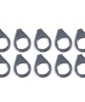 M8 M10 Steel Flange Washers Kit For E Bike Hub Axle And Scooter Fastening, 10 Piece Set, Silver Finish, Durable Gasket Solution For Bike Hub, Rear Axle, And Motor Mounts. 10 silver steel flange washers