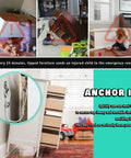 Image showing Heavy Duty Furniture Anchors Tough As Nails For Baby Proofing Earthquake Safety kit with tip hazards.