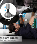 Premium Low Profile Heavy Duty Socket Adapter Set With Magnetized Ratcheting Wrench Extenders For Tight Spaces And Confined Engine Bays Perfect For Serious Repair Jobs On Your Ride, undercar fastener use