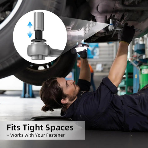 Premium Low Profile Heavy Duty Socket Adapter Set With Magnetized Ratcheting Wrench Extenders For Tight Spaces And Confined Engine Bays Perfect For Serious Repair Jobs On Your Ride, undercar fastener use
