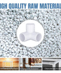 High quality raw materials for 20 Pack One Half Inch Three Way PVC Fittings Elbow for DIY Projects, Furniture Grade Pipe Connectors