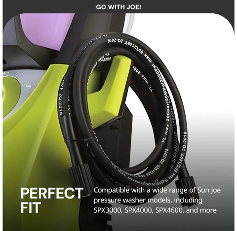 Replacement Pressure Washer Hose For SPX3000 SPX3200 SPX3500 SPX4000 SPX4004 MAX SPX4500 SPX4600 Series coiled on machine