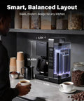 Programmable 10 Cup Drip Coffee Maker With Brew Pause, Adjustable Brew Strength, 2 To 10 Cup Settings, Removable 50 Oz Water Tank