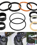 Hydraulic Cylinder Seal Kit 1.5 Inch Rod And 3 Inch Bore Heavy Duty Replacement Fit For Case Loader parts and installation shown