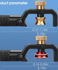Pro Grade Dual Mode Fiber Optic Cable Stripper Knife With Vertical And Horizontal Use, product parameters shown