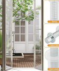 Heavy Duty Bifold Door Top Pivot Hardware Kit For Smooth Closet And Barn Door Upgrades Quick Swap Replacement Pieces displayed with steel and nylon components.