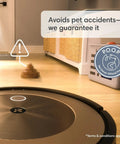 Self-Emptying Robot Vacuum With Ultra Strong Suction And Obstacle Detection near pet accident on wooden floor