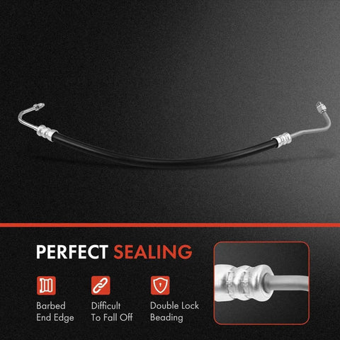 Ford Heavy Duty Power Steering Pressure Hose Line Assembly for F 250 F 350 F 450 F 550 Super Duty and Excursion 1999 2004 with O Ring