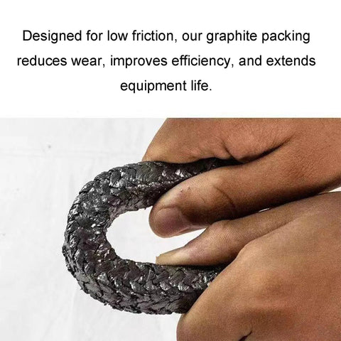 Graphite Gland Packing Rope Seals For Mechanical Seals With Water Pool Pumps Valve Stem Packing Steam Radiator Valves And Boats