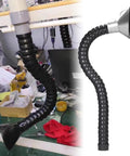 Heavy Duty Flexible Air Extractor Duct Hose, Badass Lab Fume Capture Arm, adjustable 3 to 6 ft vent pipe for smoke extraction.
