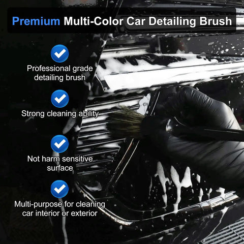 Boss Level Car Detailing Kit Interior Cleaner With Brushes Duster Cleaning Gel Microfiber Towels And Organizer Bag For Auto And Truck Interior Care Essentials Tools, brush on vents