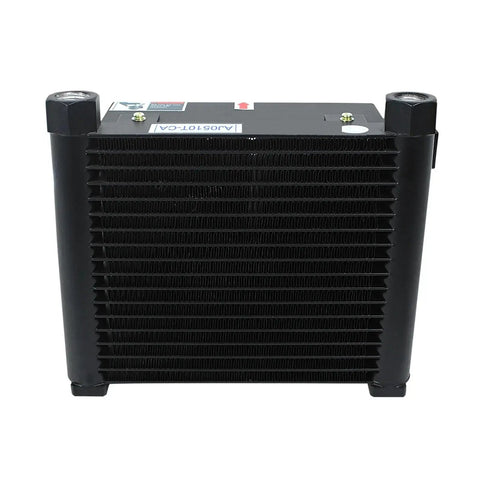Heavy Duty Hydraulic Air Cooler 10 Liters Per Minute With Case Flow Radiator front view showing plates and pins