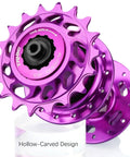 15T 16T 18T Single Speed Cogs Conversion Kit For Multi Speed Bikes To Dirt Jump BMX Aluminum Cassette Hollow-Carved Design