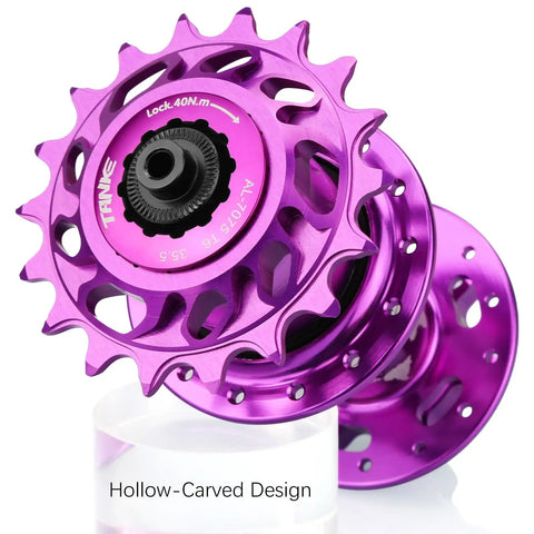 15T 16T 18T Single Speed Cogs Conversion Kit For Multi Speed Bikes To Dirt Jump BMX Aluminum Cassette Hollow-Carved Design