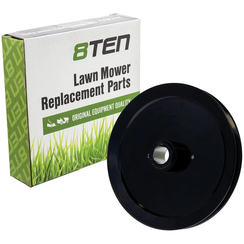 Center Deck Spindle For Gravely Pro Turn 672 72 Inch Decks With OEM Spindle Housing And Pulley Fits Gravely 07337700 58810800 59109800 59202200 Related Models Durable Easy Install Precision Fit, black mower spindle