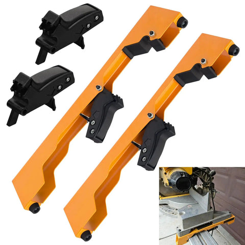 Heavy Duty Miter Saw Mounting Brackets With Lever Release Clips For DW723, DWX723, DWX724, DWX725 And N087371 Stands, steel