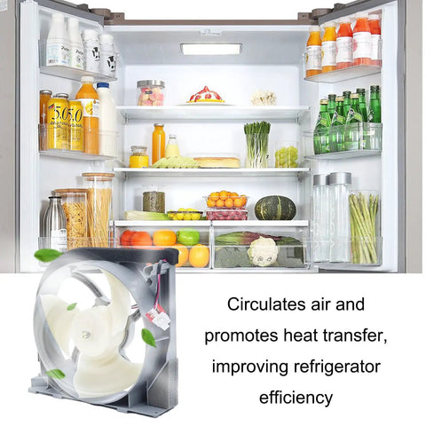 Condenser Fan Motor Replacement For Samsung Refrigerator Fits RF263BEAESP AA-04 RF263BEAEBC AA-04 DIY Friendly Image