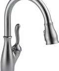 Leland Brushed Nickel Kitchen Faucet With Pull Down Sprayer And Magnetic Docking Spray Head, elegant arch design
