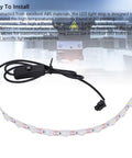 High Brightness LED Light Strip For 3D Printer Enclosures 24V DC ABS Housing Ra95 Color Rendering with power cord