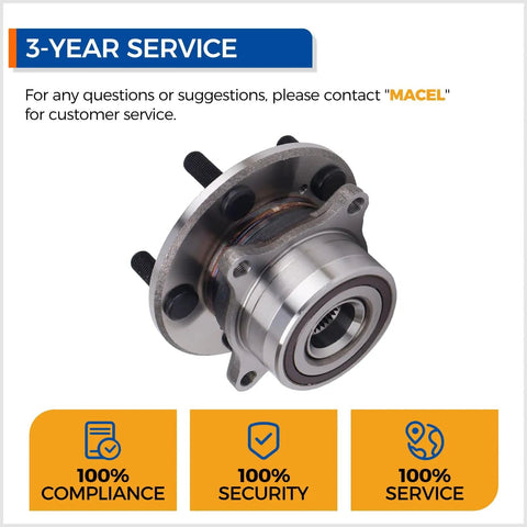 Front Wheel Bearing And Hub Assembly 513267 Fits Honda Pilot 2009 2015, Acura MDX 2007 2013, Acura ZDX 2010 2013 5 Lug