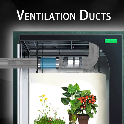 Installed 4 Inch Dryer Vent Hose With Six Layer Construction Flexible Insulated Air Ducting Easy Install PVC Aluminum Foil Shield Grey