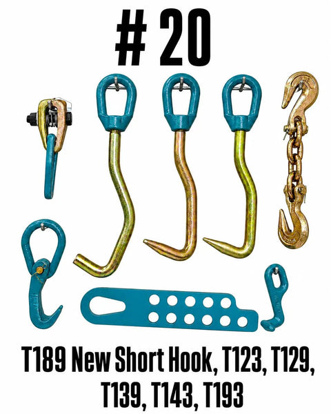 Set 20 Heavy Duty Auto Body Frame Machine Sheet Metal Hook And Tool Plate Clamp Kit For Frame Repair And Pulling With Pro Grade Multi Hole Pull Plate And Clamps