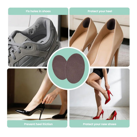 24 Pcs Shoe Repair Patches Kit For Sneakers Heels And Dress Shoes Ultra Soft Breathable Fabric Patches With Adhesive
