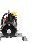Front view of All In One Hydraulic Power Unit Replacement Kit With 2 Quart Pump Reservoir And Trombetta Solenoid For Trailer Lifts