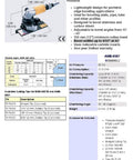 Rock Solid Electric Chamfering Tool for quick turn edge beveling on pipes plates and steel tubes; 15-45 degree angles.