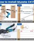 Instructions for installing 80 Pack One Eighth Inch Cable Railing Hardware Kit With Swage Lag Screws on T316 Stainless Steel Deck