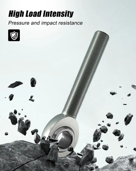 Heavy Duty 3/4 In Right Hand Shank With Jam Nut Heim Joint Rod End 3/4 Inch Bore 4 Inch Long Precision Bearings showing ball joint under load.