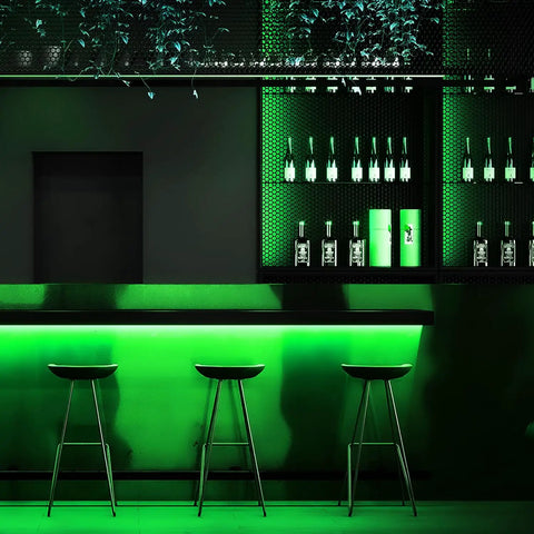Green Led Neon Rope Light 17 Feet With 600 Diodes Dimmable Flexible Silicone Strips Waterproof Indoor Outdoor Accent Lighting Slap It On Any Wall For Bedroom Kitchen Backyard Chill Vibes Fresh Glow Setup