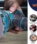 80 Piece 5 Inch 8 Hole Sanding Discs Hook And Loop Set Pro Grade Wet Dry Sandpaper With Grits 1500 Through 10000 in use