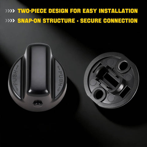 Mazda Keyless Ignition Knob And Push Start Button Replacement Kit For 2007 2015 CX9 2006 2007 Mazda6 2007 2011 CX7, two-piece design