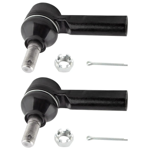 Toyota Corolla Suspension Upgrade Kit With Front And Rear Stabilizer Sway Bar Links Inner And Outer Tie Rod Ends And Lower Ball Joints For 1996 1997 1998 1999 2000 2001 2002 Pack Of 10, black metal tie rod ends with hardware