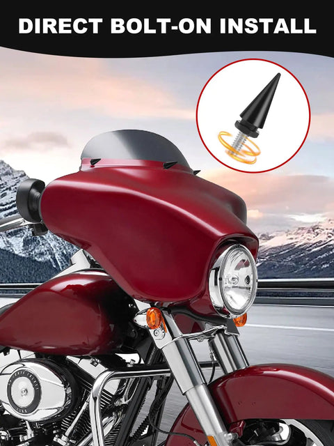 Motorcycle with Heavy Duty Harley Touring Windshield Bolts Kit For Electra Glide Street Glide Ultra Classic 1996 To 2013