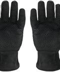 Heatworx Heavy Duty Heat Resistant Gloves With Silicone Palm, Kevlar Liner And Shell, Rated To 600°F, black, front view